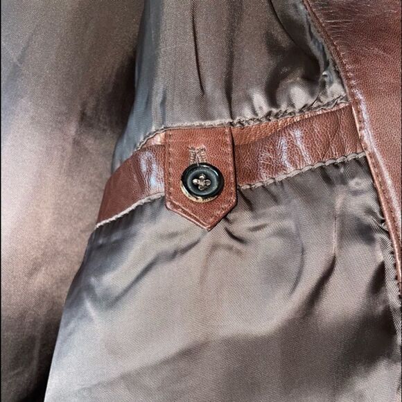 Ralph Lauren Purple Label Leather Car Coat!!! - Picture 7 of 16